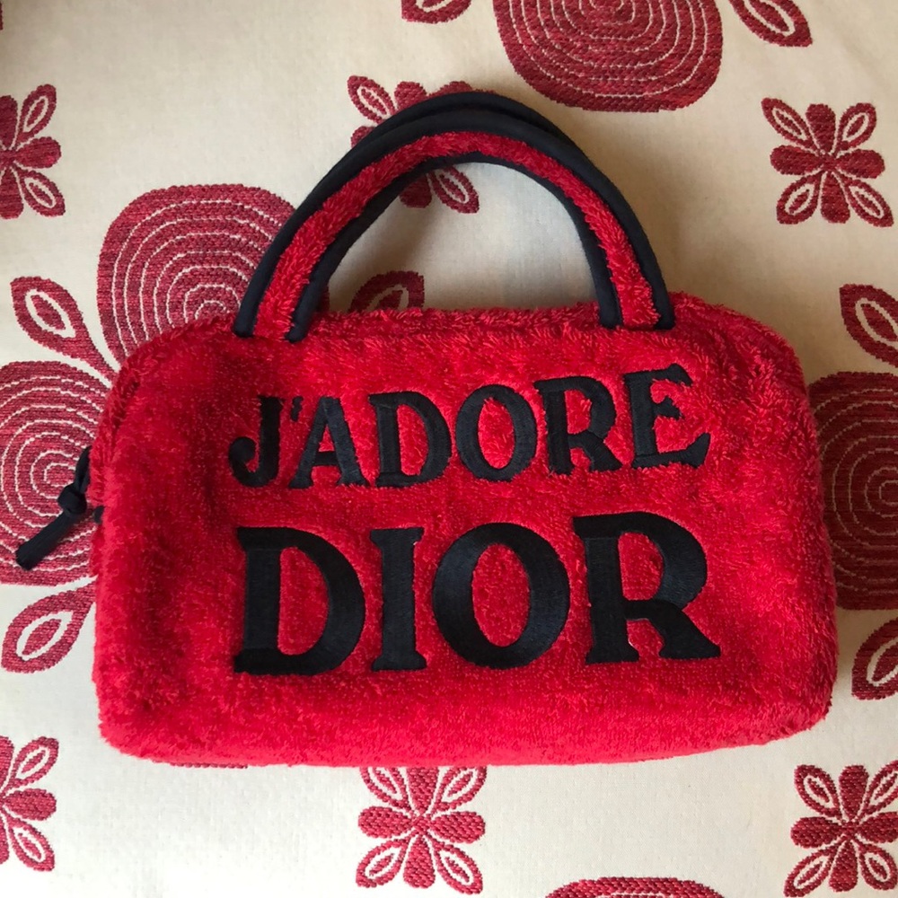 Vintage DIOR Terry towel Handbag - Picture 1 of 9